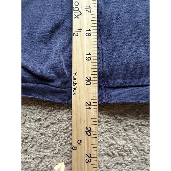 Dolce & Gabbana Silk Long Sleeve Button Front Hoodie Navy Blue Women Sz 14 EU 50 - Picture 13 of 13